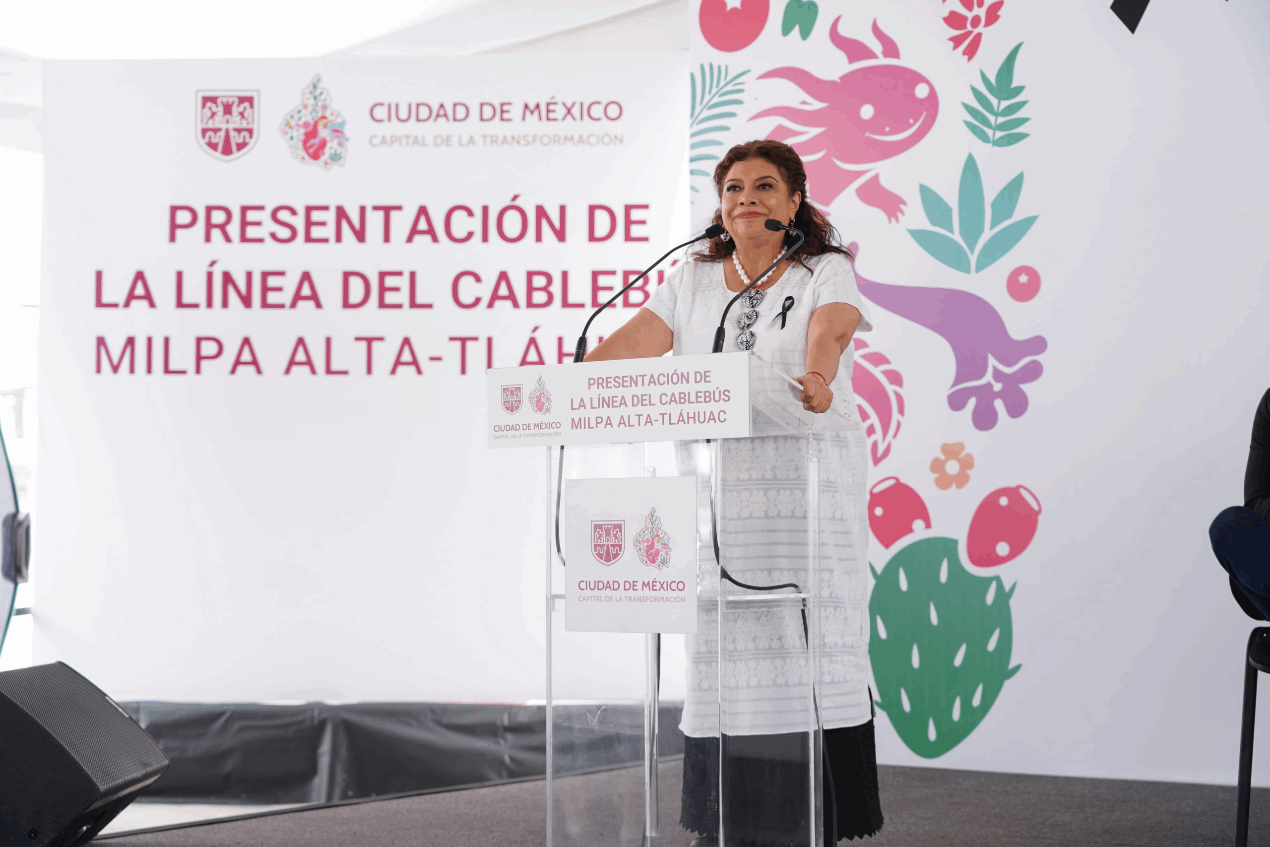 Presenta jefa de Gobierno Clara Brugada la Línea 6 del Cablebús Milpa Alta – Tláhuac