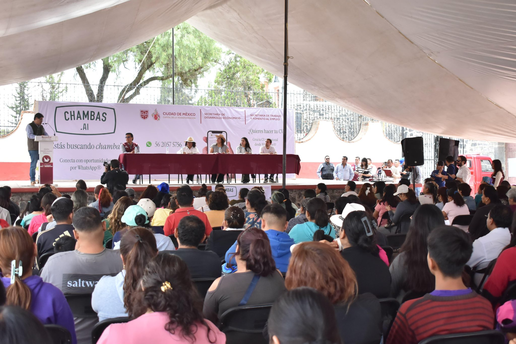 Alcaldía Tláhuac y Chambas.Ai firman convenio para fortalecer la generación de empleo