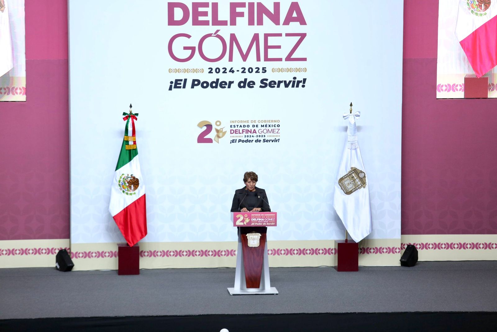 La gobernadora Delfina Gómez rinde su Segundo Informe: récord de ingresos, austeridad y justicia social en el Edomex