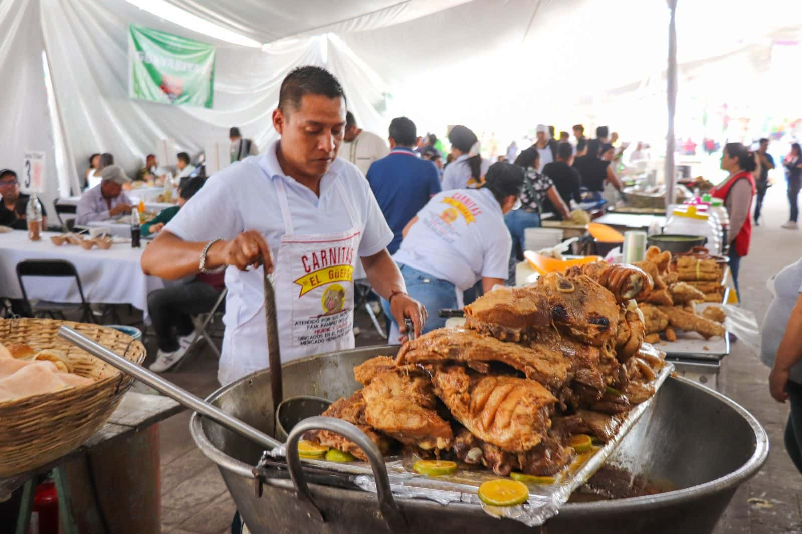 Feria de las Carnitas en Huejotzingo Puebla rompe récord de asistencia y derrama económica