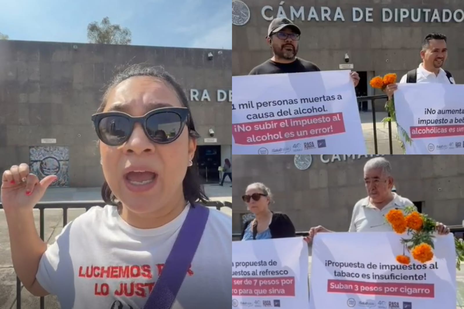 Activistas exigen al Congreso alinearse con recomendaciones de la Organización Mundial de la Salud sobre impuestos saludables