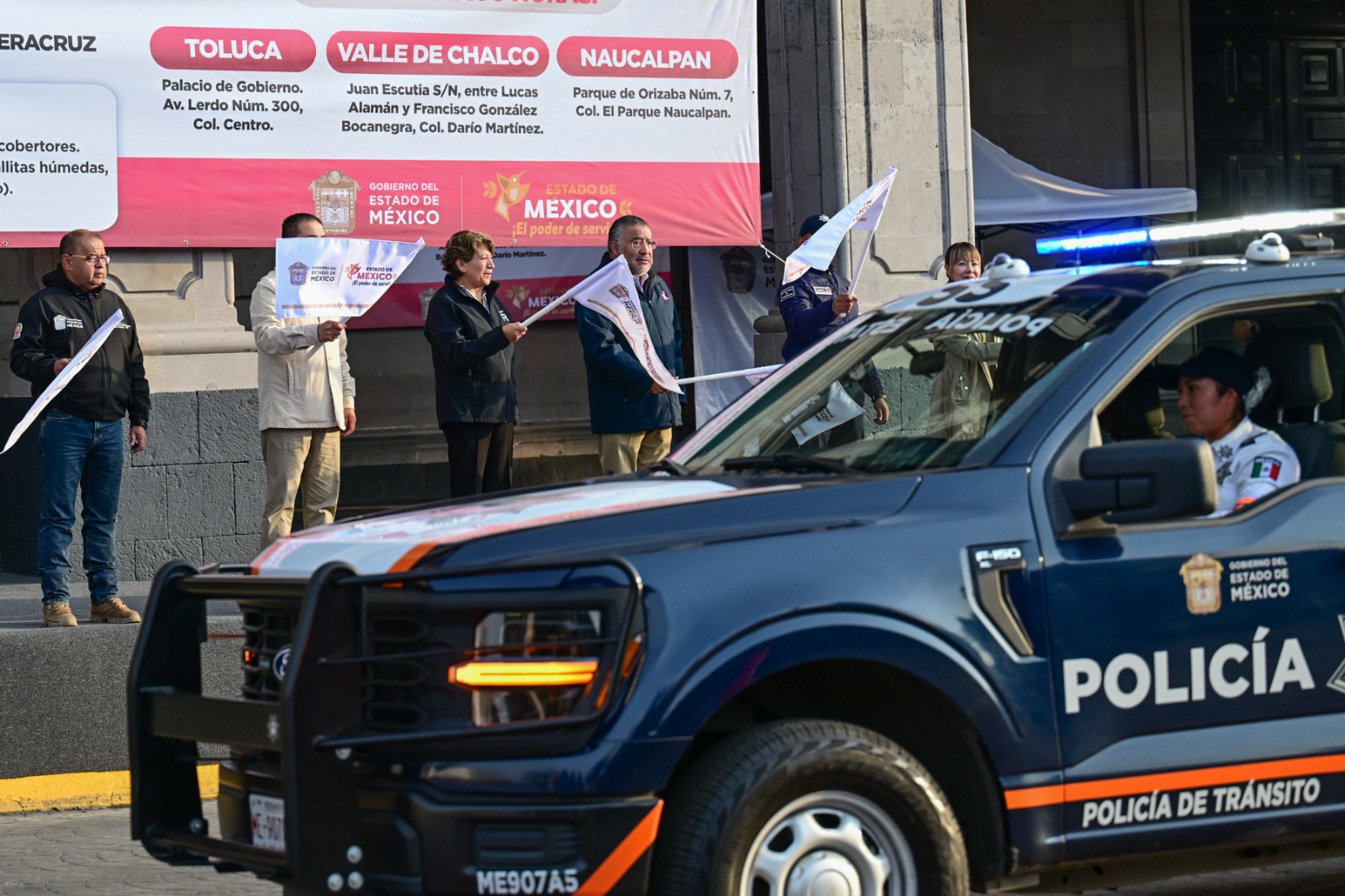 Gobierno de Delfina Gómez envía 15 toneladas de ayuda a Hidalgo tras inundaciones