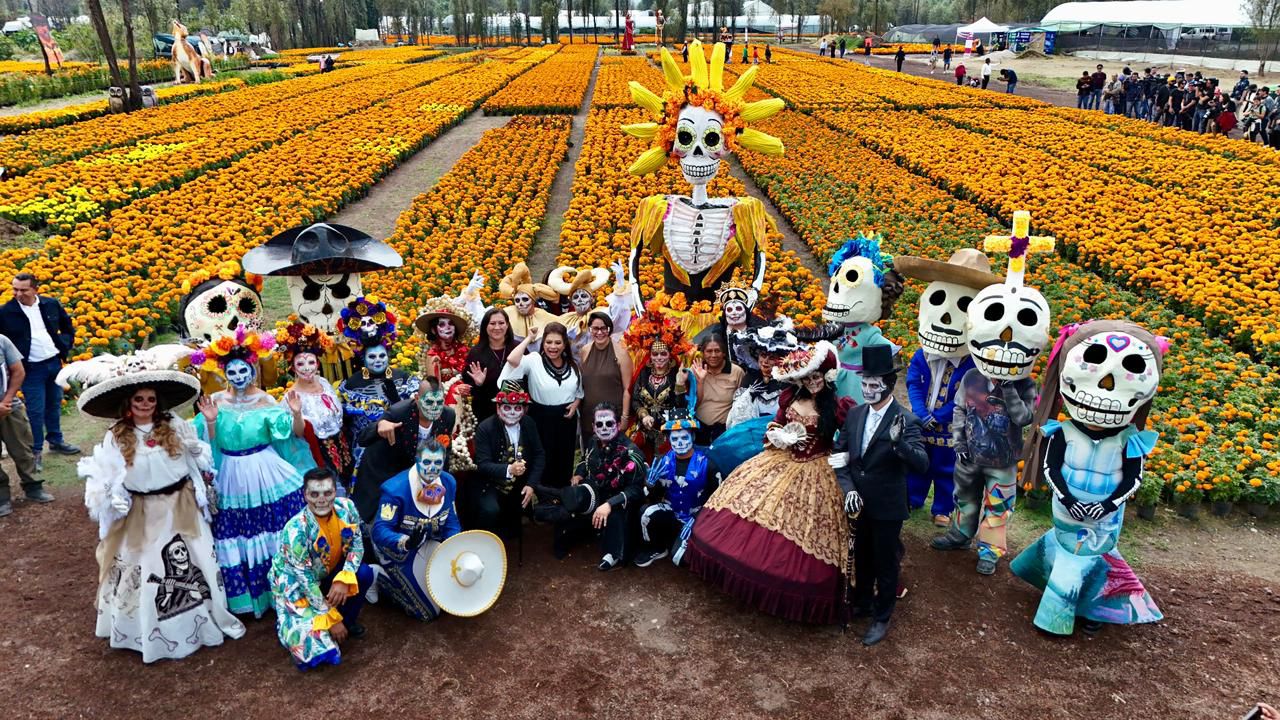 Clara Brugada presentan “Sendero de las Almas” y agenda cultural por Día de Muertos en CDMX