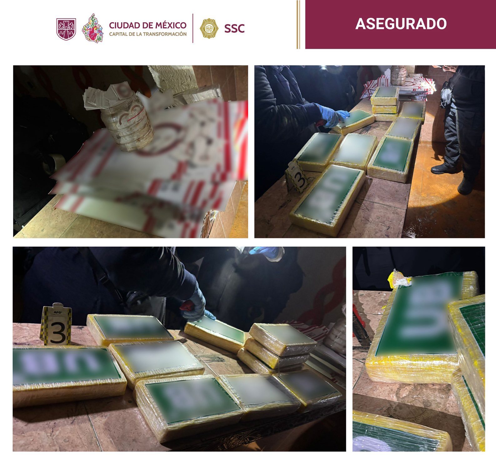 Golpe al Cártel de Tláhuac en Iztapalapa: Secretaría de Seguridad Ciudadana confisca más de 2 millones de pesos en droga