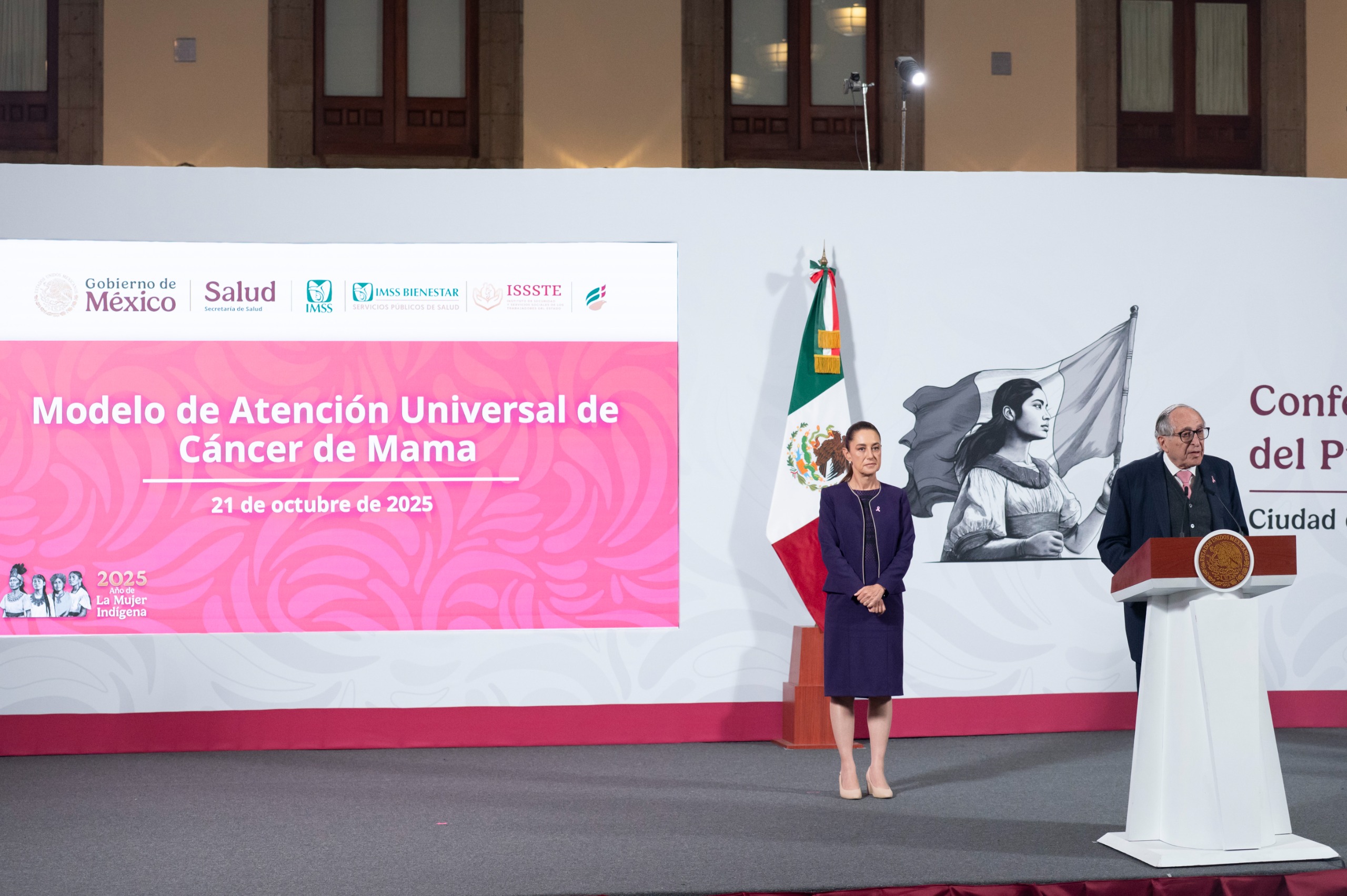 Lanza Sheinbaum el nuevo Modelo de Atención Universal contra el cáncer de mama en México