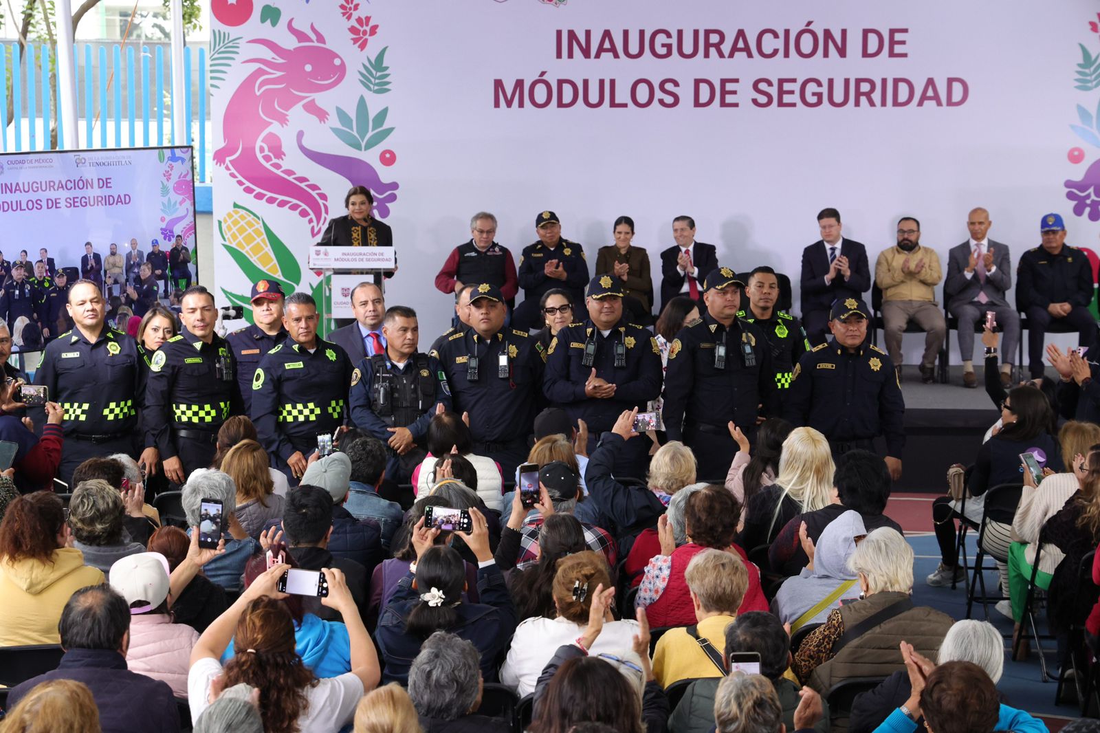 Inaugura Clara Brugada el Módulo de Seguridad Amacuzac en Coyoacán