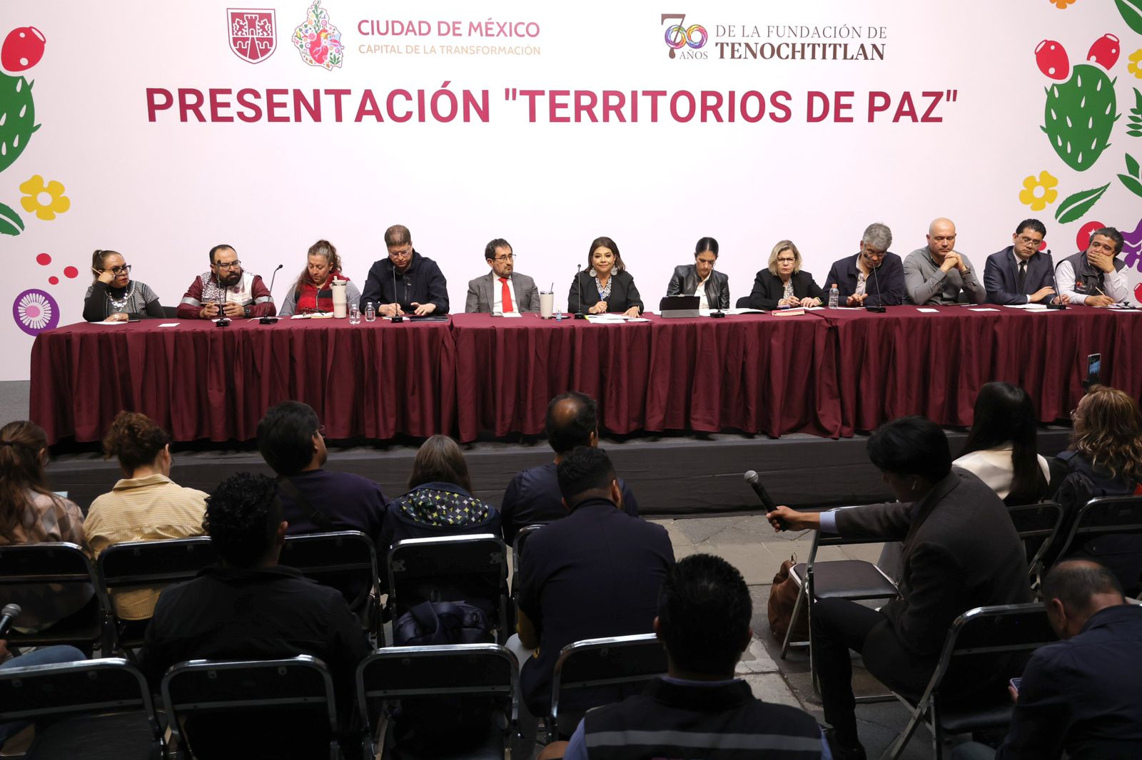Clara Brugada lanza la estrategia Territorios de Paz en la Ciudad de México
