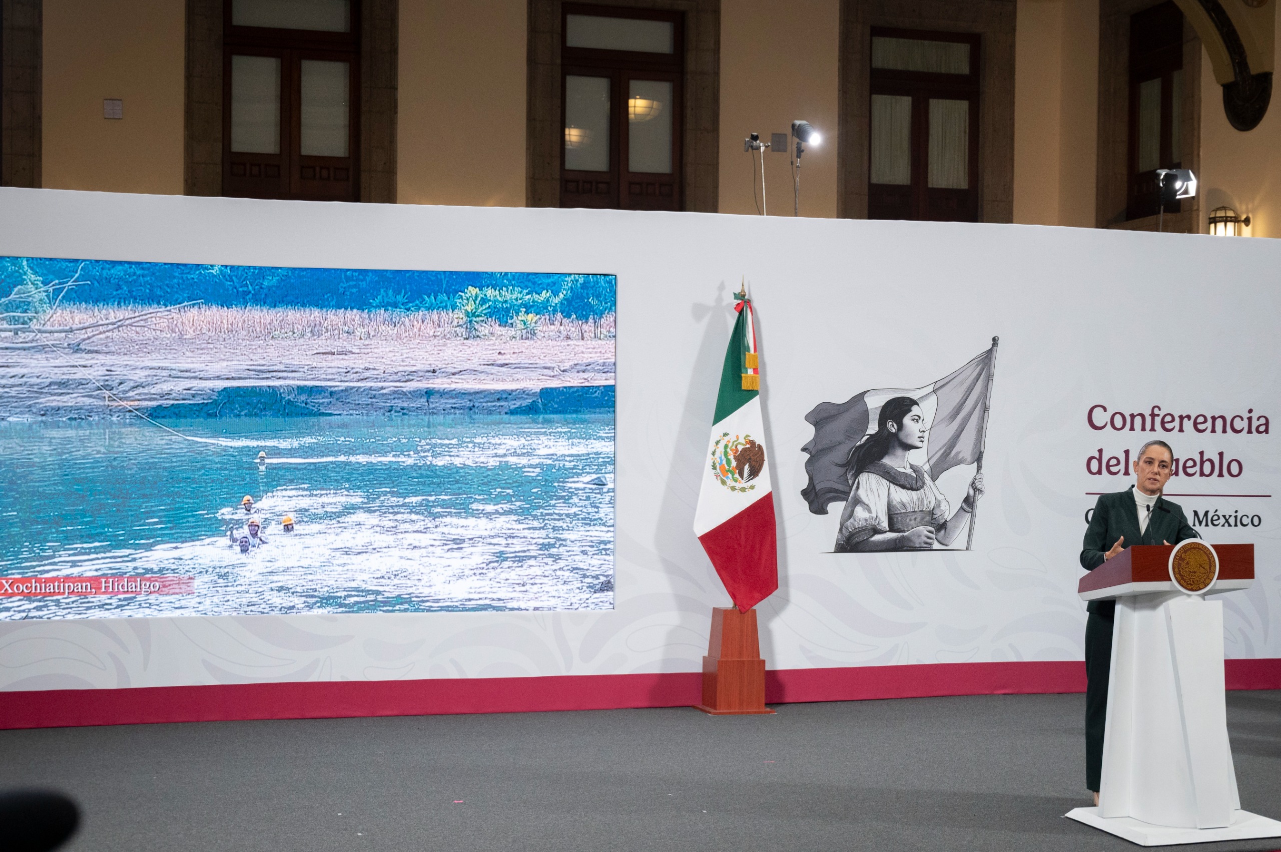 “Seguiremos apoyando hasta el último minuto”: presidenta Sheinbaum reafirma compromiso con damnificados por lluvias
