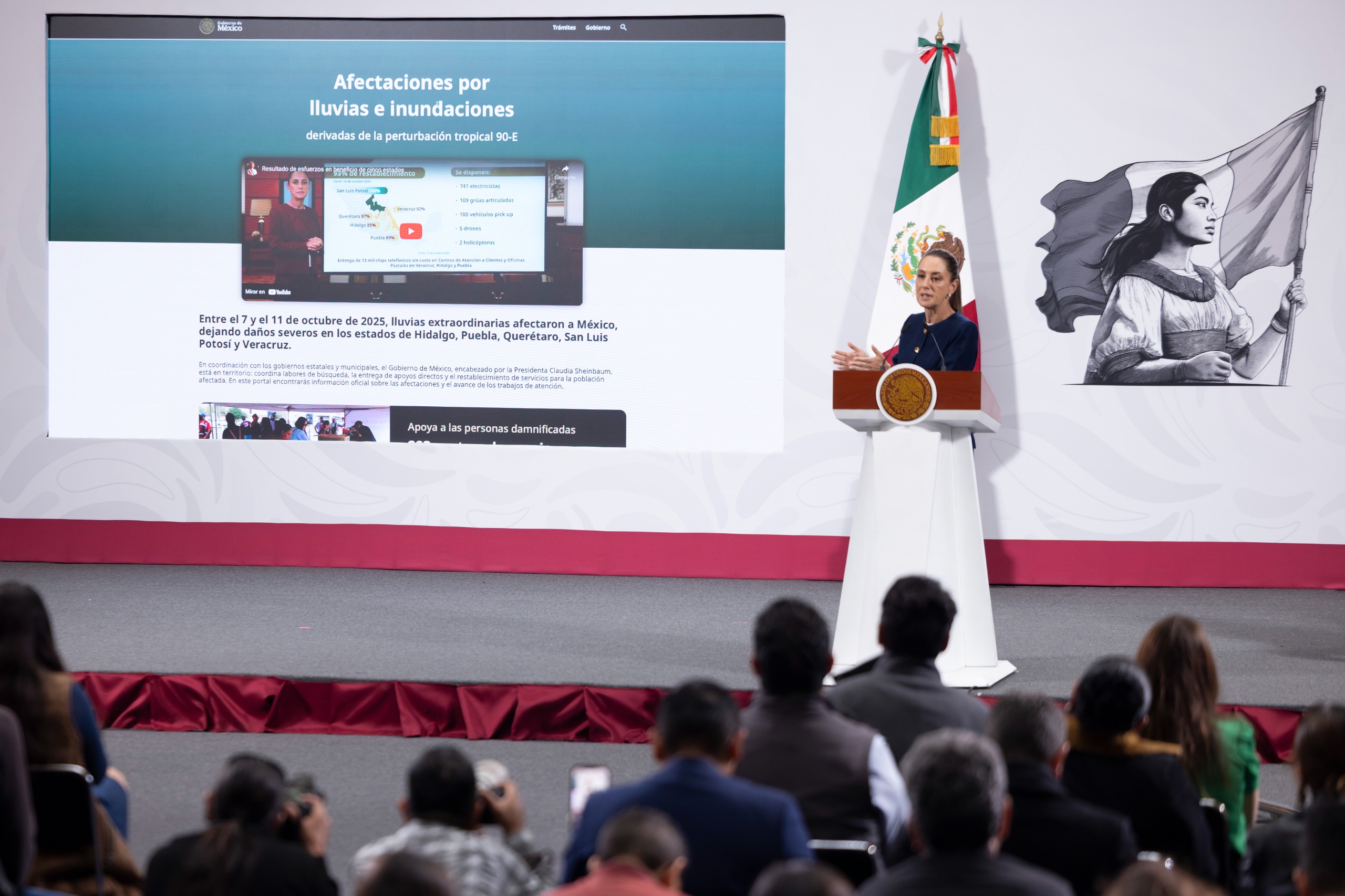 Presidenta Sheinbaum anuncia informe sobre el FONDEN: “Raquel Buenrostro ya lo va a presentar”