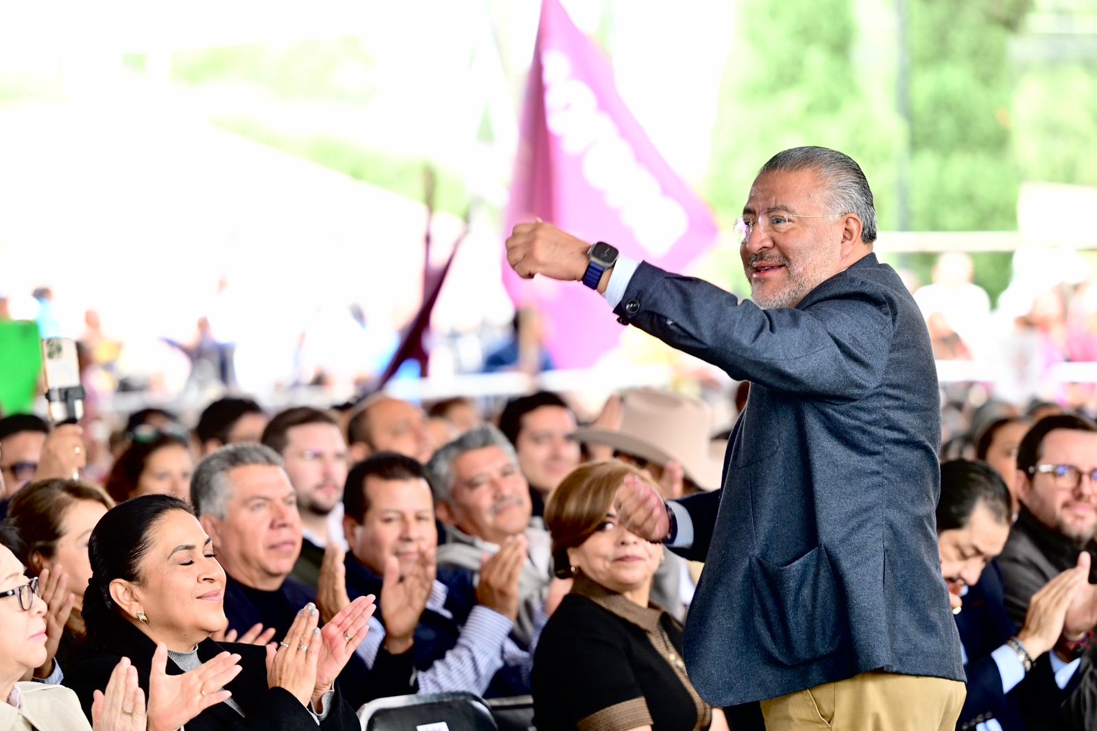 Horacio Duarte: “Todos somos del equipo de la Gobernadora Delfina Gómez”