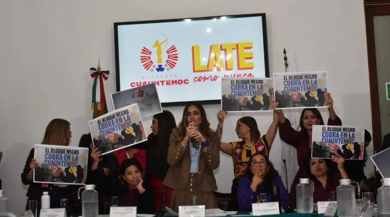 “Bloque negro cobra en la Cuauhtémoc”: legisladores de CDMX confrontan a la alcaldesa Alessandra Rojo