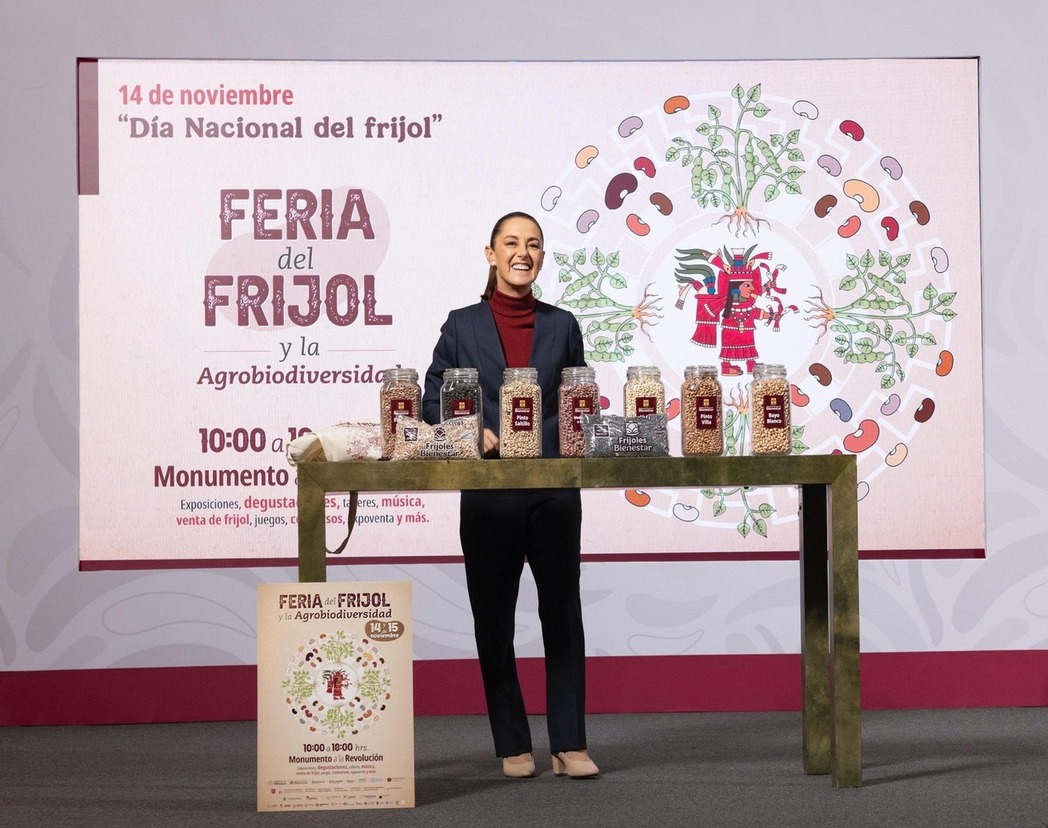 Presenta Sheinbam ‘Frijoles Bienestar’ y anuncian la Feria del Frijol y la Agrobiodiversidad