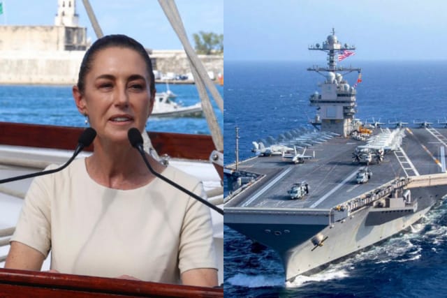 “No al injerencismo; sí al diálogo y la paz”: Sheinbaum frente al despliegue militar de Estados Unidos en torno a Venezuela