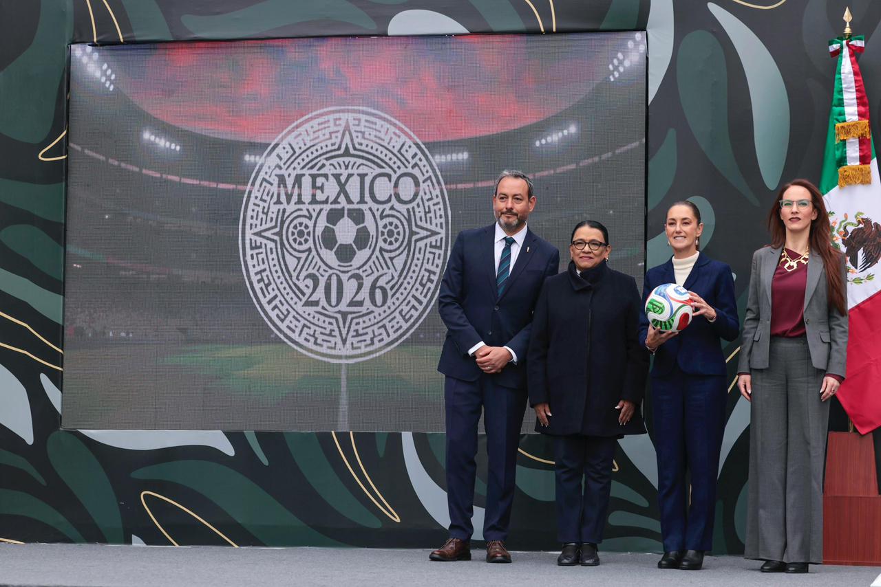 Sheinbaum presenta la Copa Mundial FIFA 2026 desde Los Pinos; México recibirá 5.5 millones de visitantes