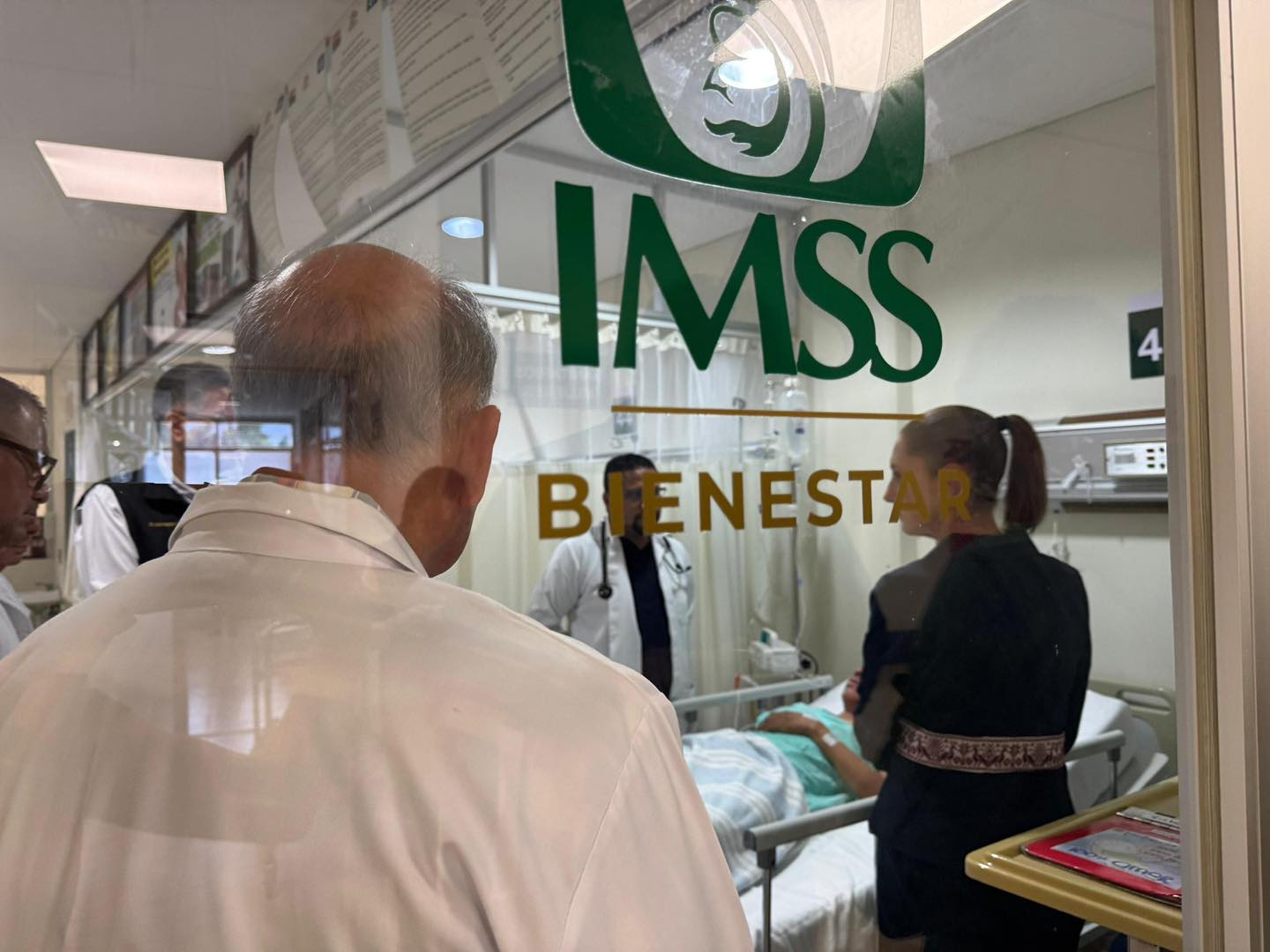 Presidenta Sheinbaum visita en Oaxaca a lesionados por accidente del Tren Interoceánico