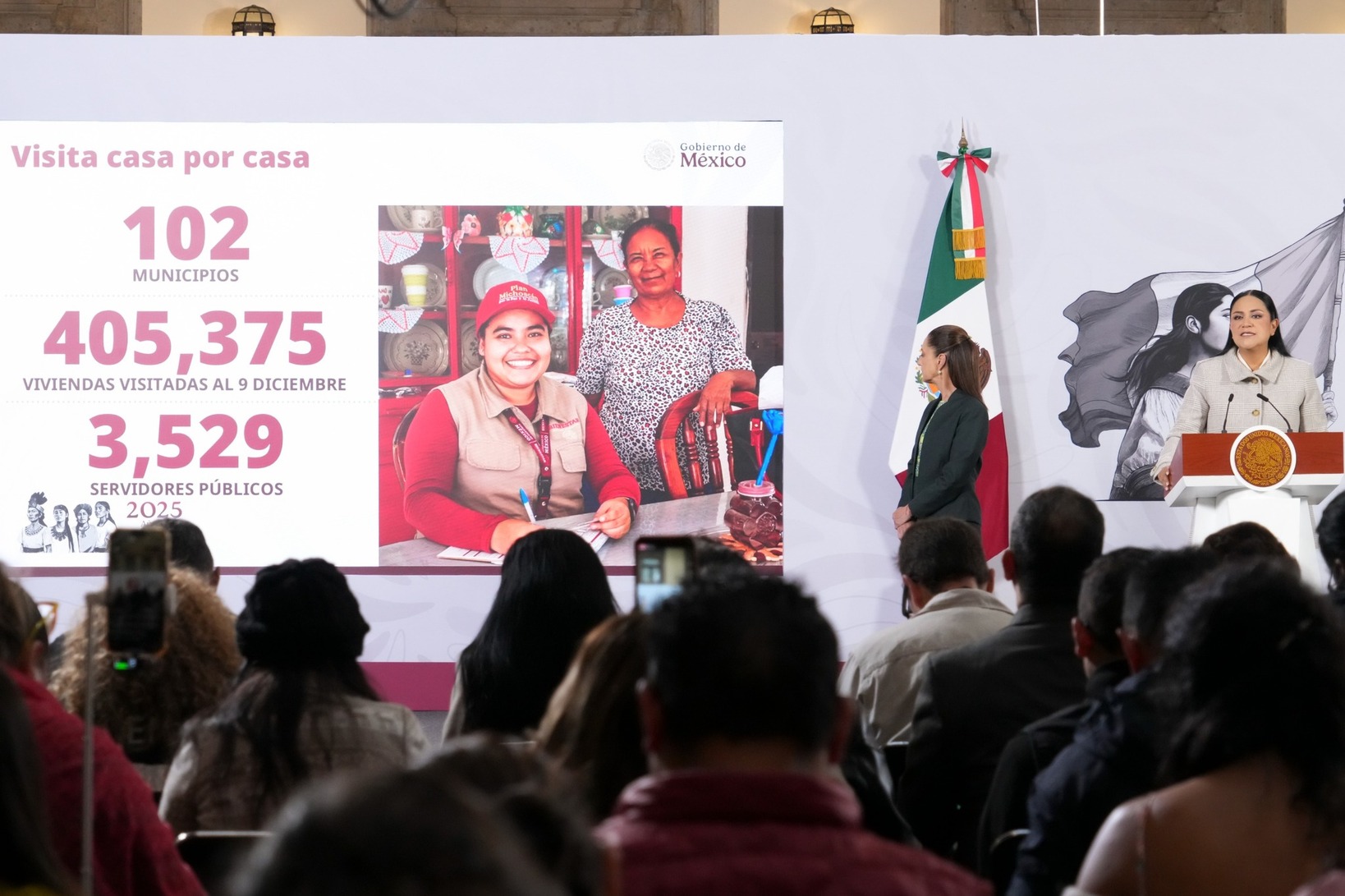 Con más de 405 mil visitas casa por casa, presidenta Sheinbaum informa el avance integral del Plan Michoacán
