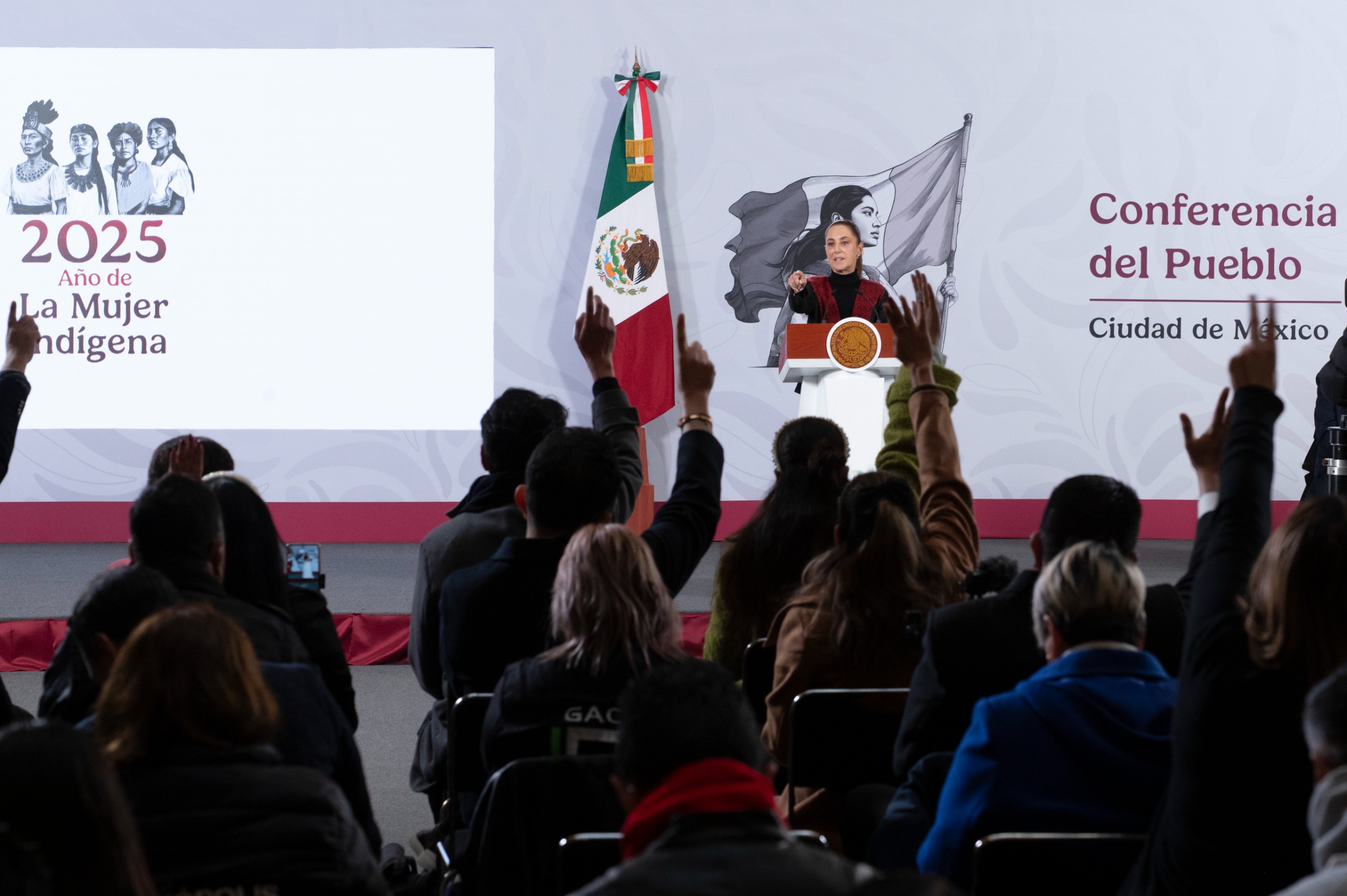 Presidenta Sheinbaum reitera postura de no intervención de Estados Unidos en Venezuela y mayor protagonismo de Naciones Unidas