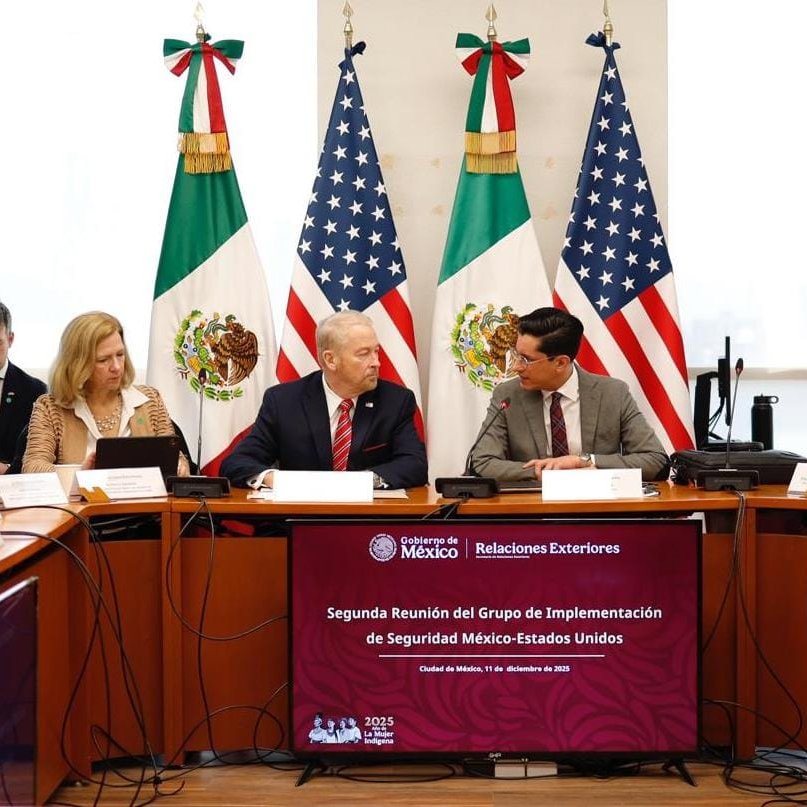 México y Estados Unidos resaltan cooperación contra el fentanilo; agendan encuentro 2026 del Grupo de Implementación de Seguridad