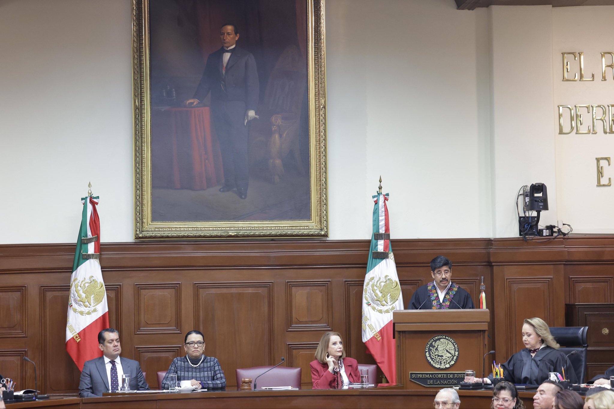 A 100 días, Hugo Aguilar presumió una Suprema Corte independiente, austera y más cercana a la ciudadanía