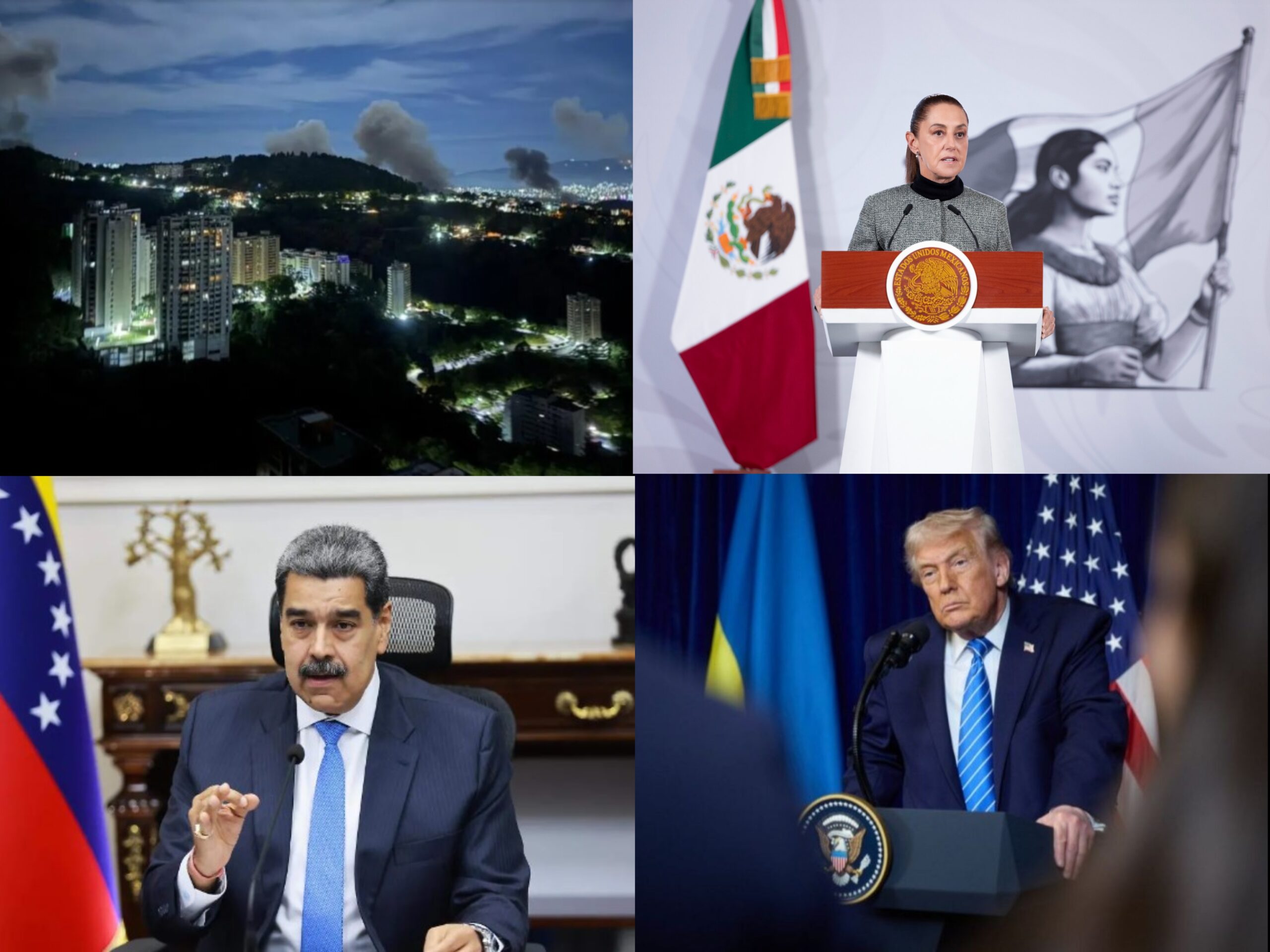 México condena intervención militar de Estados Unidos en Venezuela; gobierno de Sheinbaum exige respeto a la Carta de Naciones Unidas