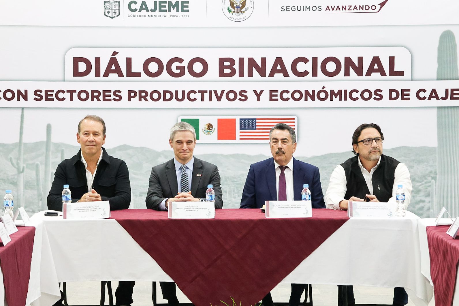Promueven diálogo binacional para impulsar el desarrollo económico de Cajeme