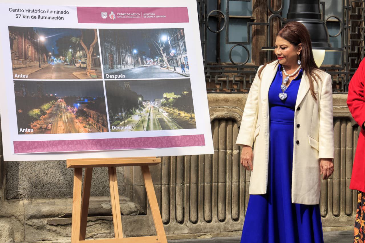 Avanza 30 por ciento el proyecto “Centro Histórico Iluminado”; se intervendrán 57 kilómetros de calles y plazas