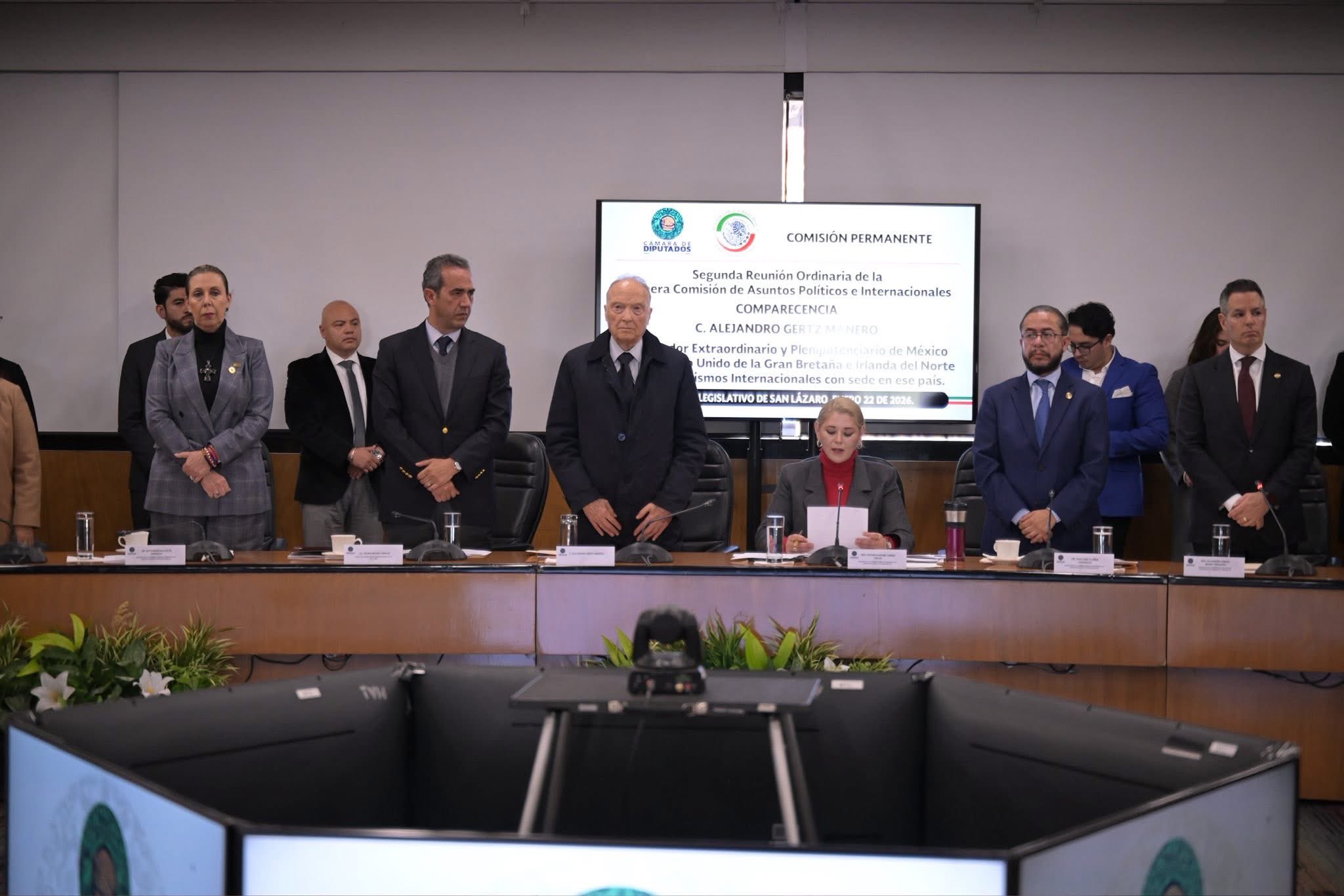 Comisión de Asuntos Políticos aprueba a Alejandro Gertz como embajador en Reino Unido