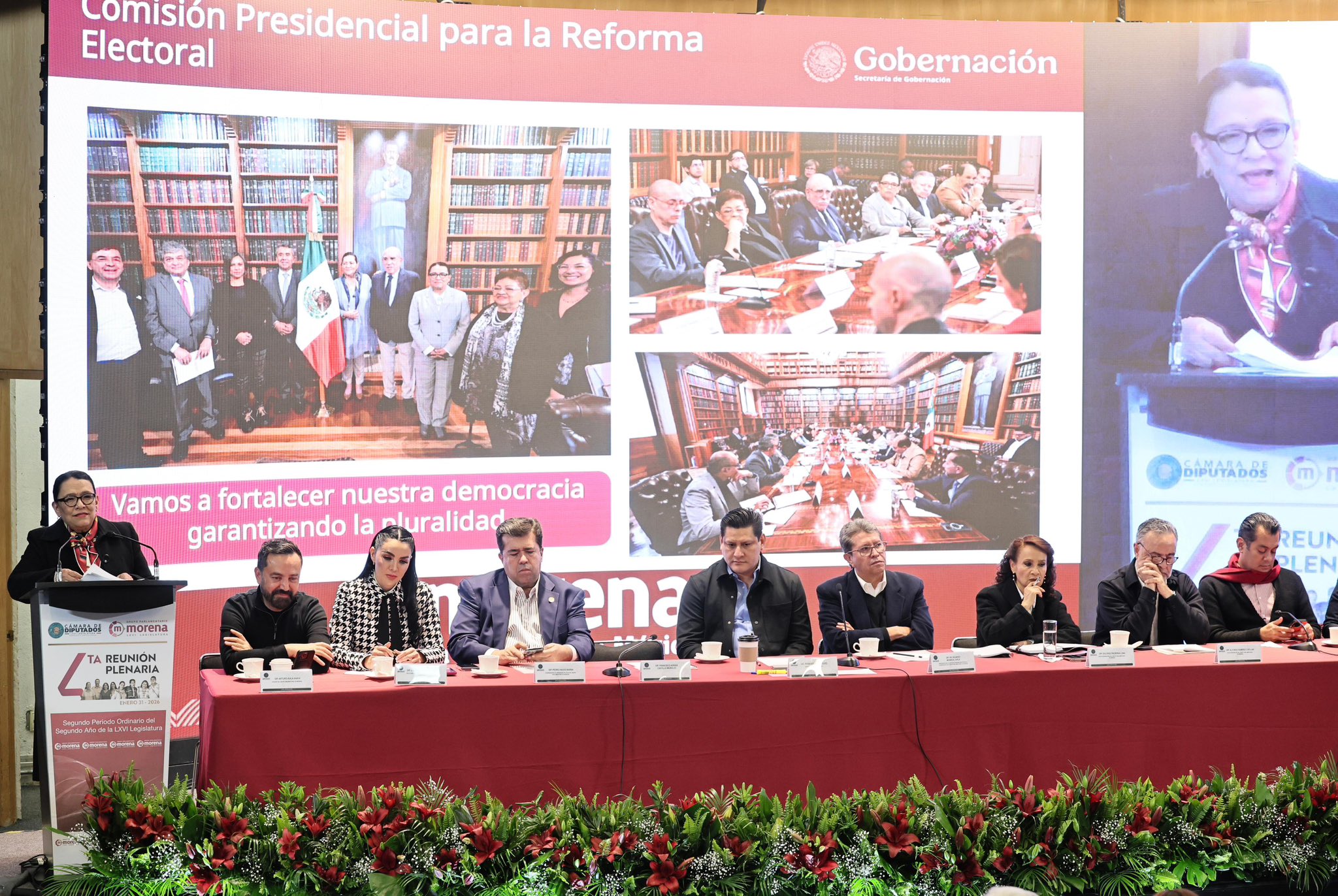 Habrá reforma electoral “con todos” y avalada por la “voz del pueblo”: Rosa Icela Rodríguez