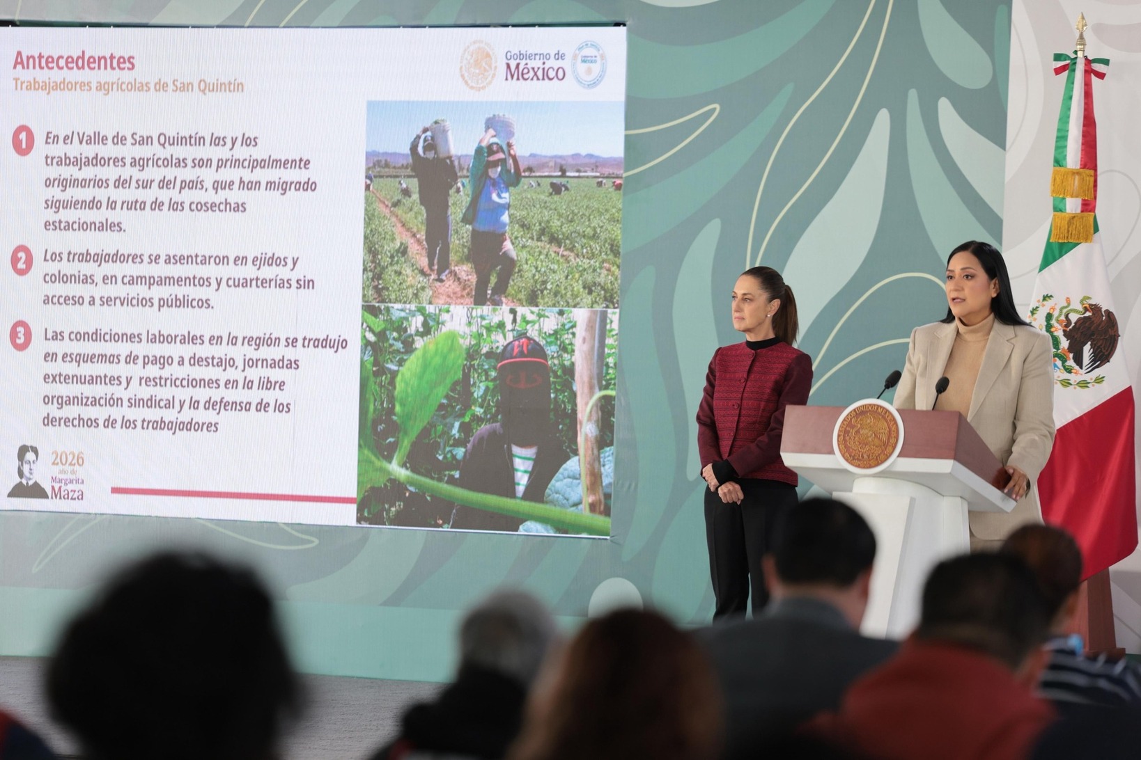 El Gobierno de la Presidenta Sheinbaum inicia ‘Plan de Justicia’ para jornaleros de San Quintín