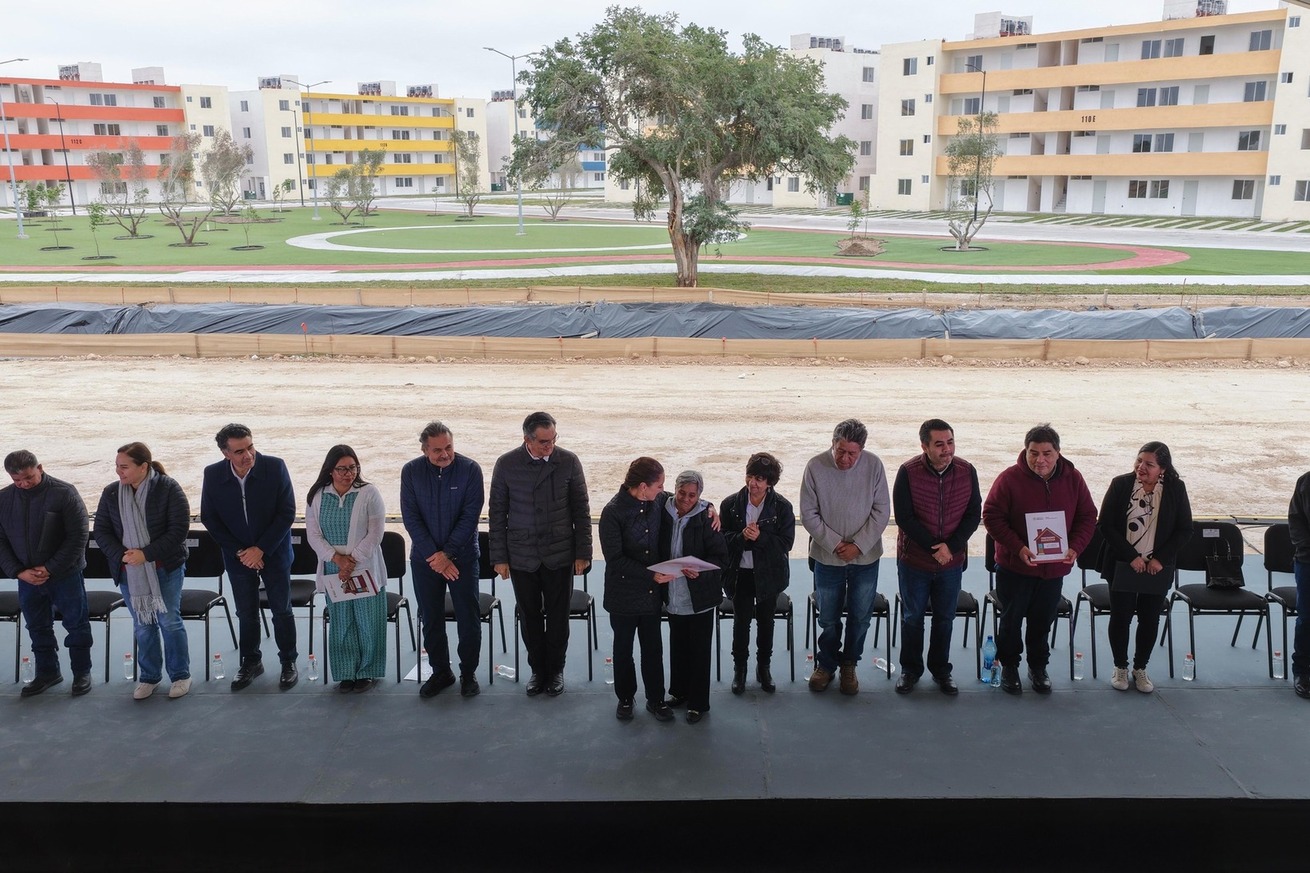 Presidenta Sheinbaum impulsa Vivienda para el Bienestar en Tamaulipas; entrega 44 casas de Infonavit en Reynosa