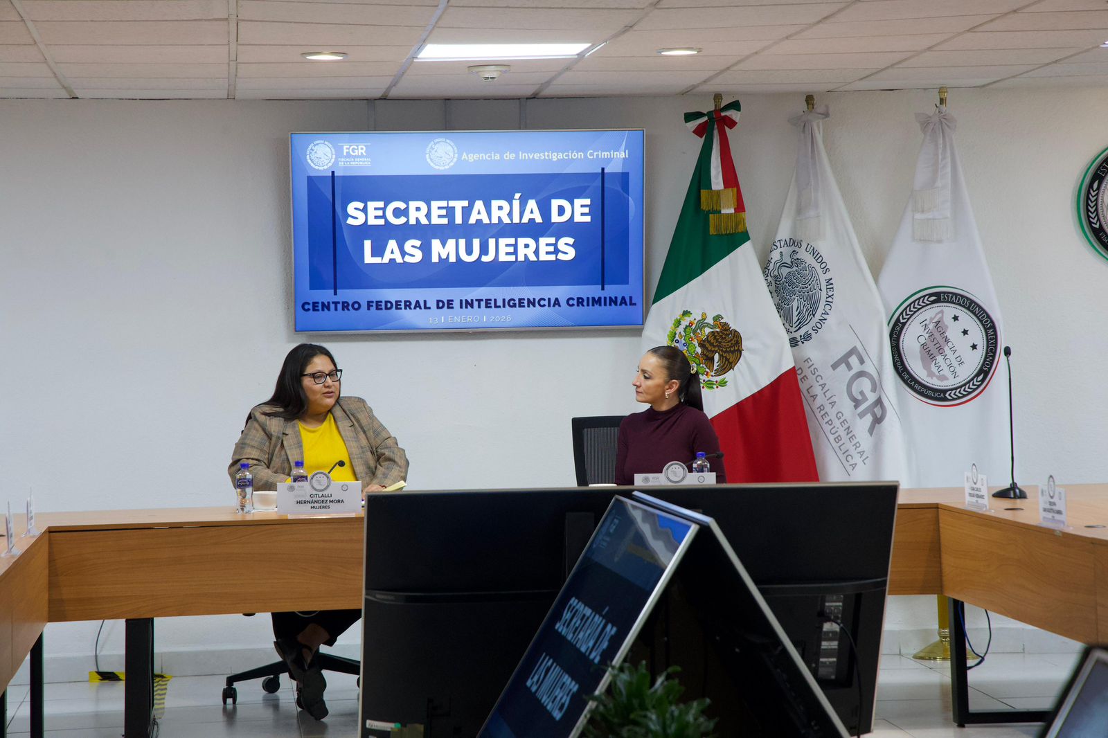 Secretaría de las Mujeres y FGR unen inteligencia para identificar agresores de mujeres