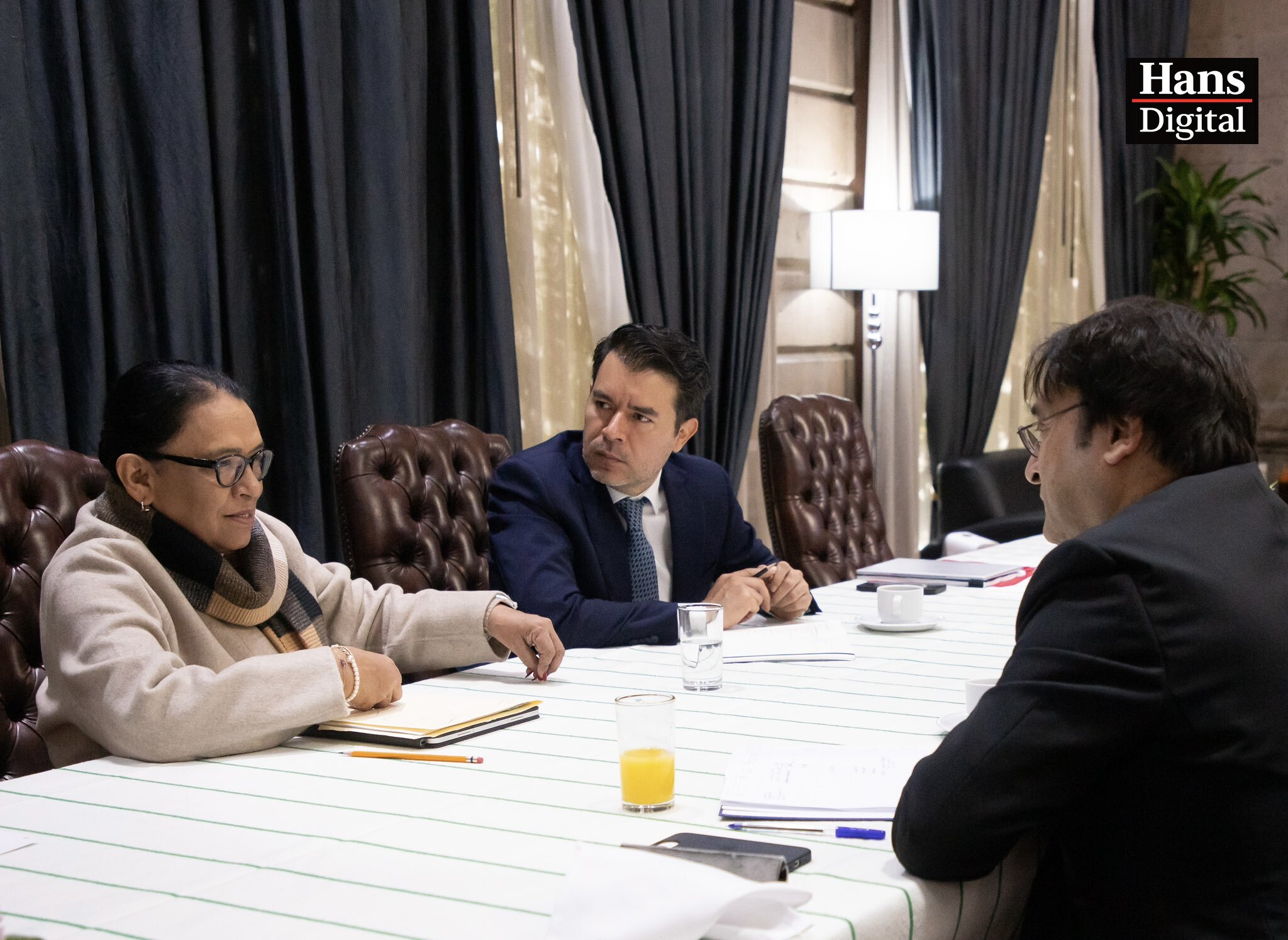 Se reúnen Rosa Icela Rodríguez y la representación en México de las Naciones Unidas para los Derechos Humanos