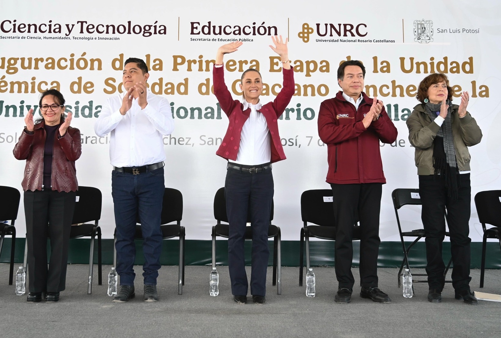 Presidenta Sheinbaum inaugura Universidad Nacional Rosario Castellanos en San Luis Potosí