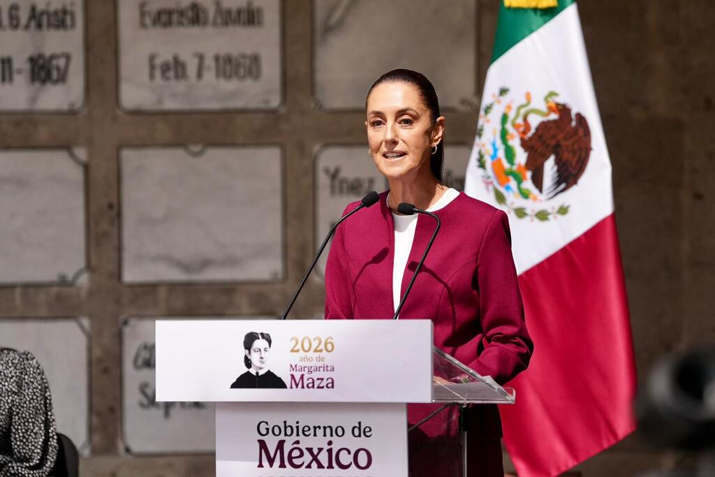 Presidenta Sheinbaum conmemora el Bicentenario del Natalicio de Margarita Maza, primera Embajadora Histórica de México