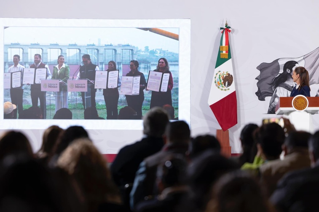 Presidenta Sheinbaum hace entrega histórica de concesiones de agua a municipios de Baja California