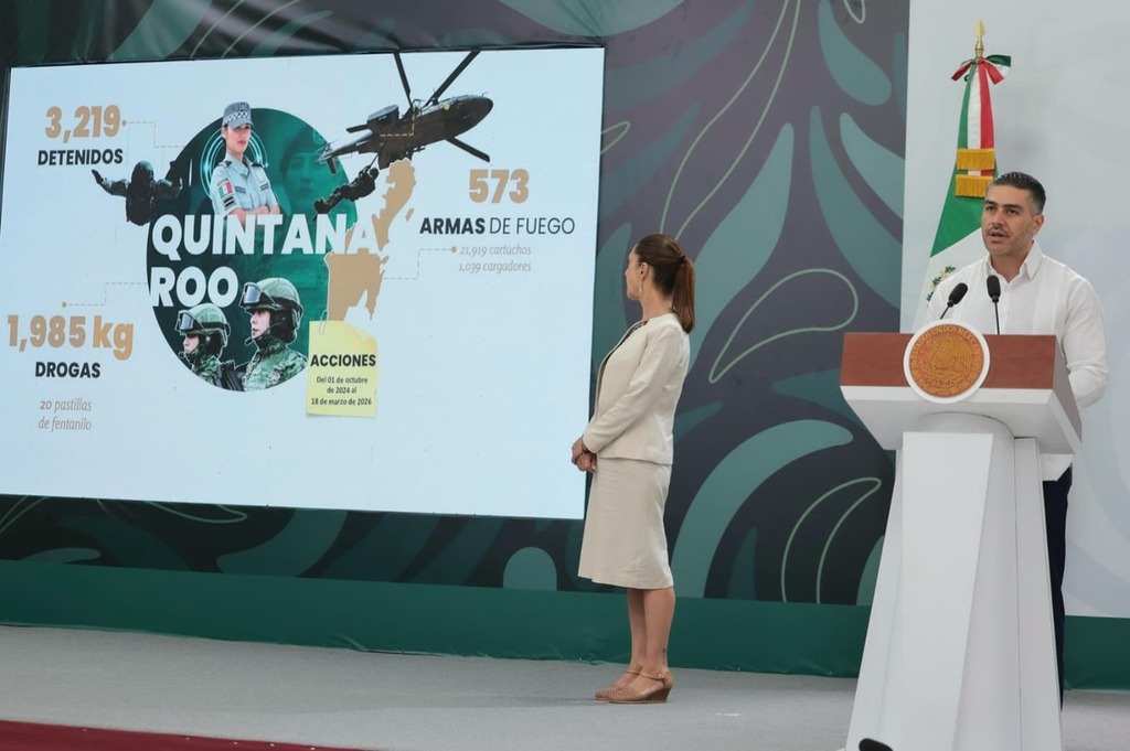 Baja 79% el homicidio en Quintana Roo; febrero 2026 es el más bajo desde el 2016