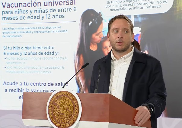 Sarampión a la baja en todo México tras aplicar 17.2 millones de vacunas en 7 semanas