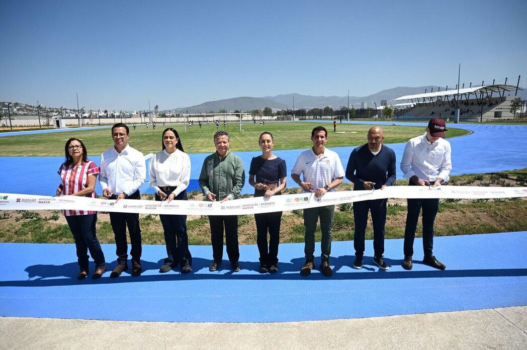 Presidenta Sheinbaum inaugura en Pachuca la Ciudad Deportiva de Alto Rendimiento