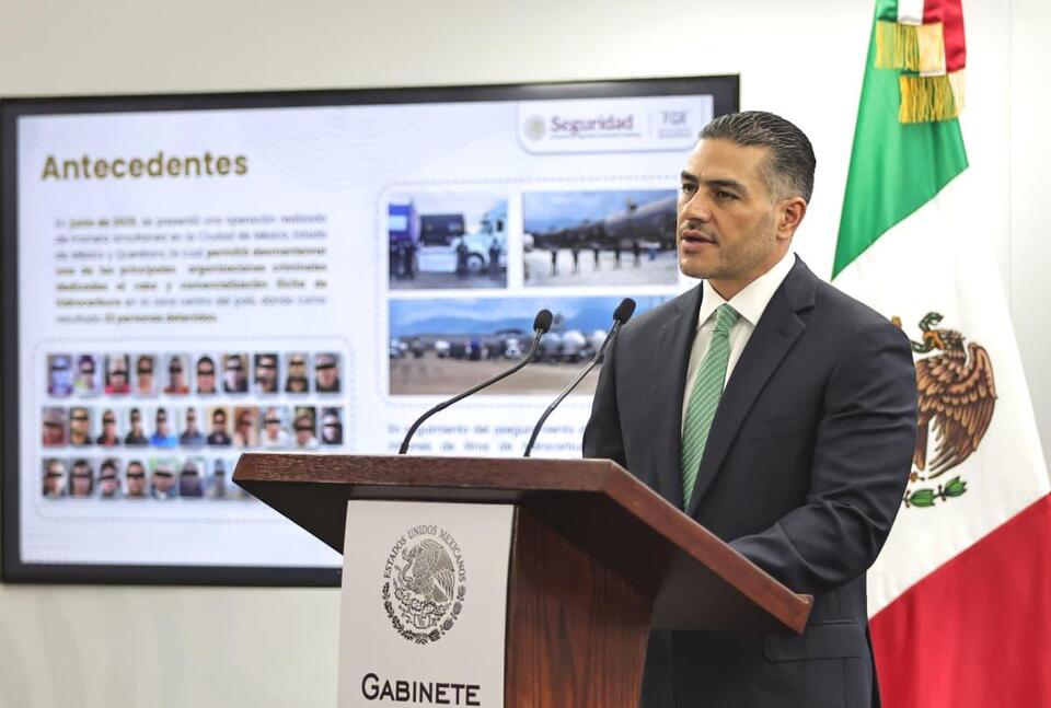 Gabinete de Seguridad desarticula red de “petrofactureros” que simuló operaciones por 23 mil mdp