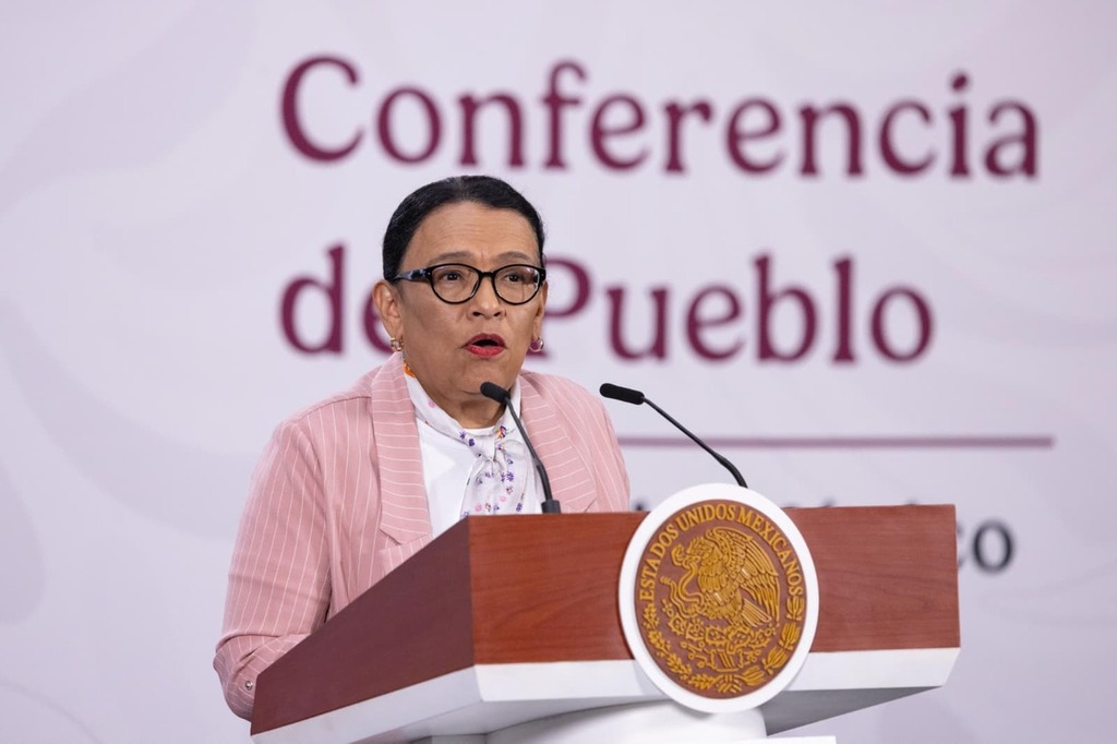 Informa Rosa Icela Rodríguez “resultado positivo” tras reunirse con Alto Comisionado de Naciones Unidas para Derechos Humanos
