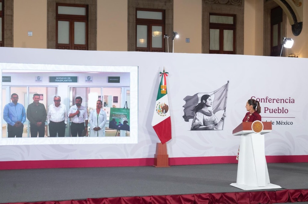 Presidenta Sheinbaum inaugura moderna unidad de trasplante renal en el Hospital General del IMSS en Culiacán