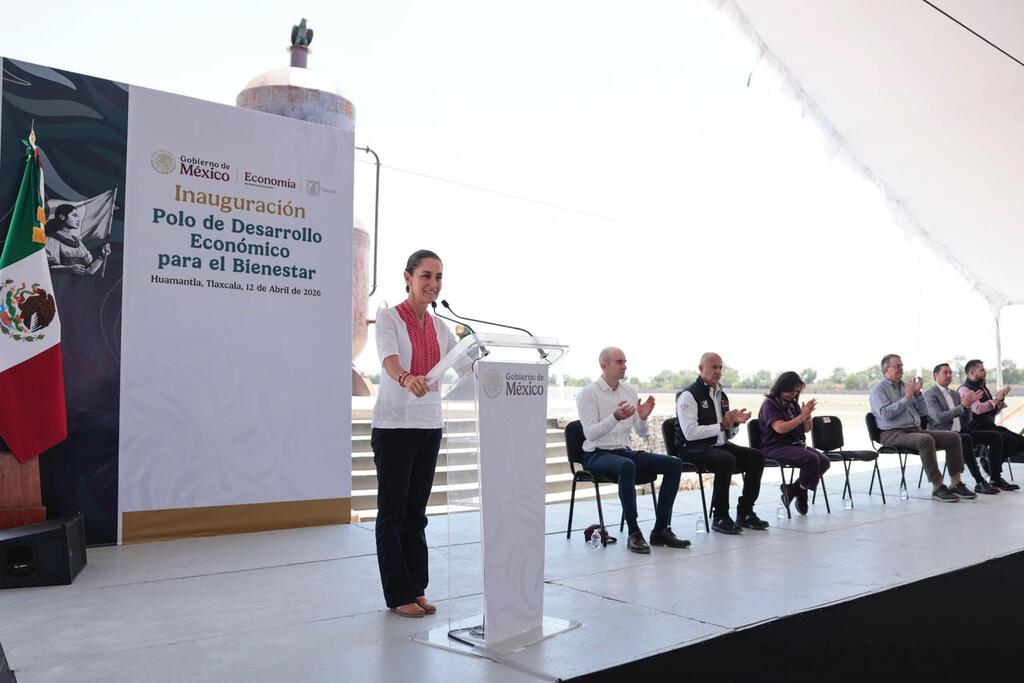 Plan México: Presidenta Sheinbaum inaugura en Tlaxcala el primer Polo de Desarrollo Económico para el Bienestar