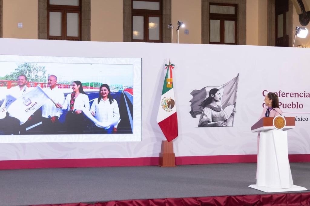 La Presidenta Sheinbaum inauguró tres puentes clave en Colima para fortalecer conectividad regional
