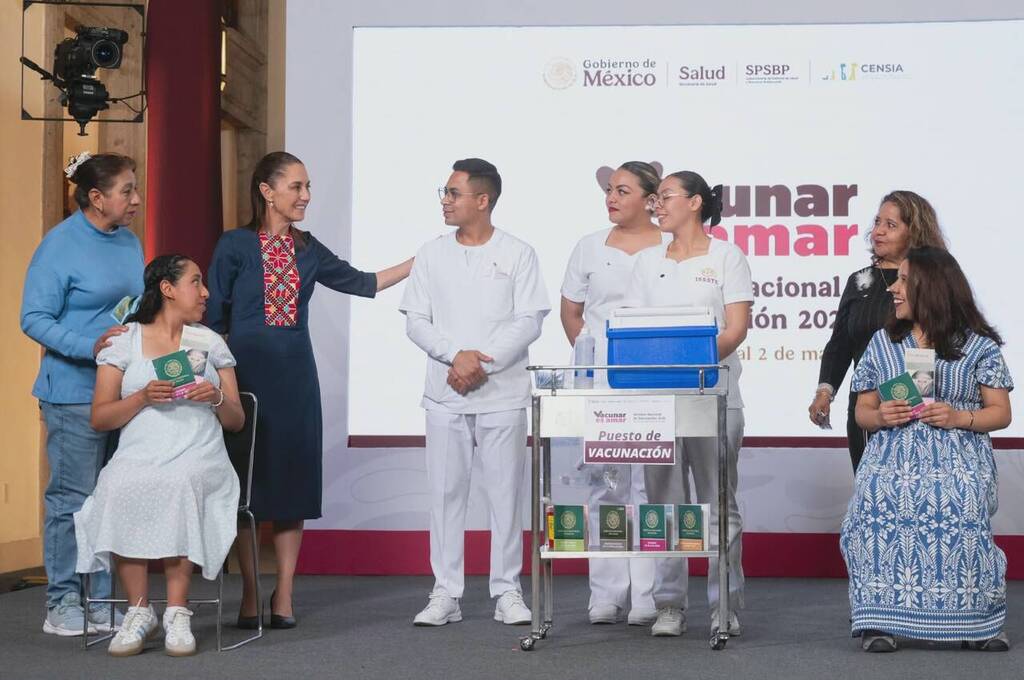 La Semana Nacional de Vacunación avanza y se extiende a todo mayo: Presidenta Sheinbaum