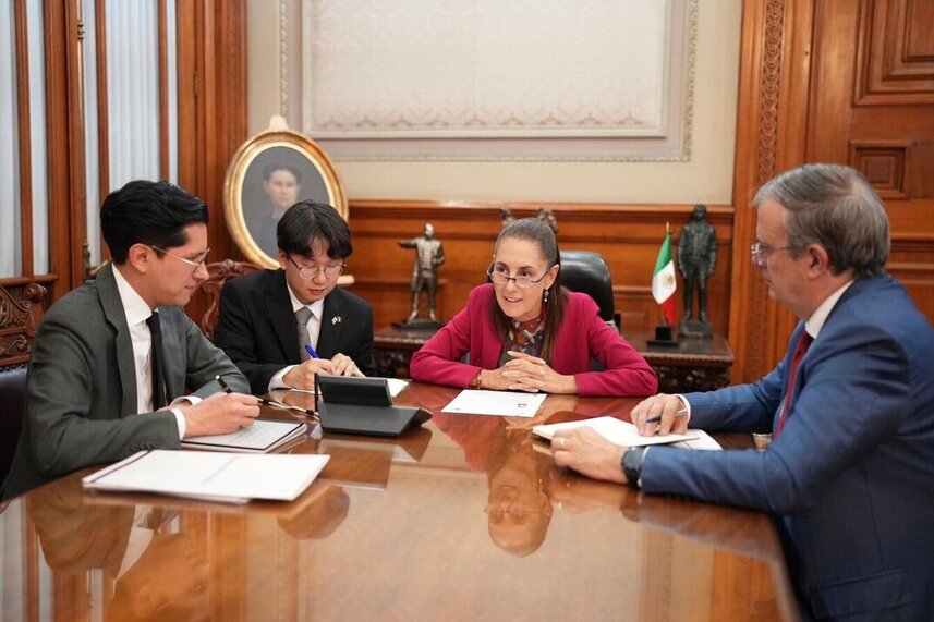 Presidenta Sheinbaum y el mandatario de Corea del Sur, Lee Jae-myung, coinciden en la importancia de fortalecer cooperación