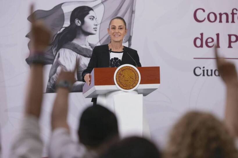 Presidenta Sheinbaum refrenda apoyo a Palestina y a mexicanos de la Flotilla Global Sumud