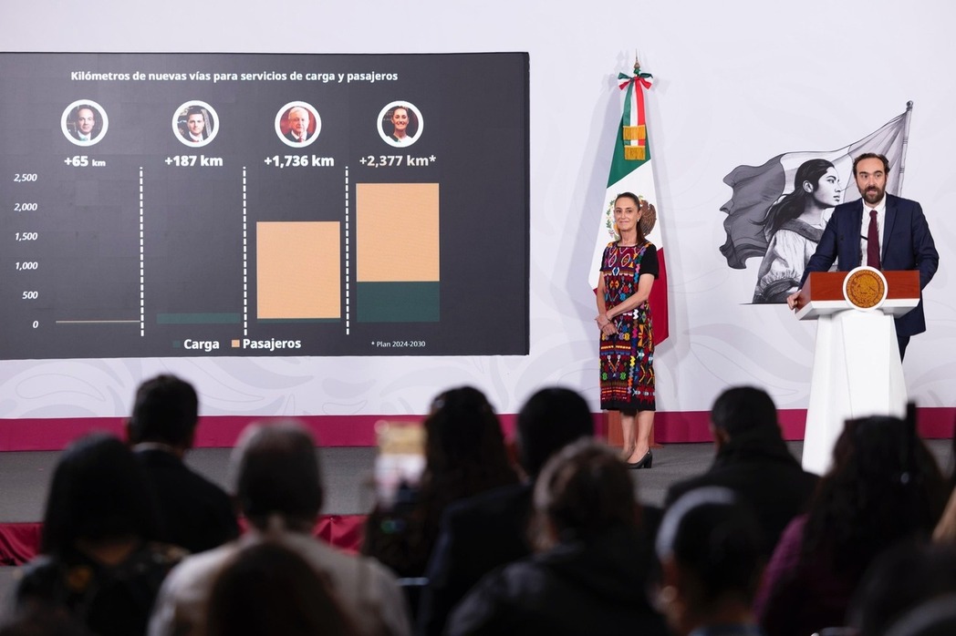 Avanzan Trenes del Norte y red del Tren Maya de Carga; obras han generado 31 mil empleos: Presidenta Sheinbaum