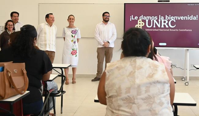 Presidenta Sheinbaum inaugura en Yucatán la Unidad Académica de Kanasín de la Universidad Nacional Rosario Castellanos