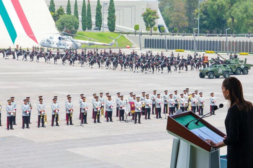 Presidenta Sheinbaum encabeza en Ciudad de México el 106 Aniversario de la Columna de la Legalidad