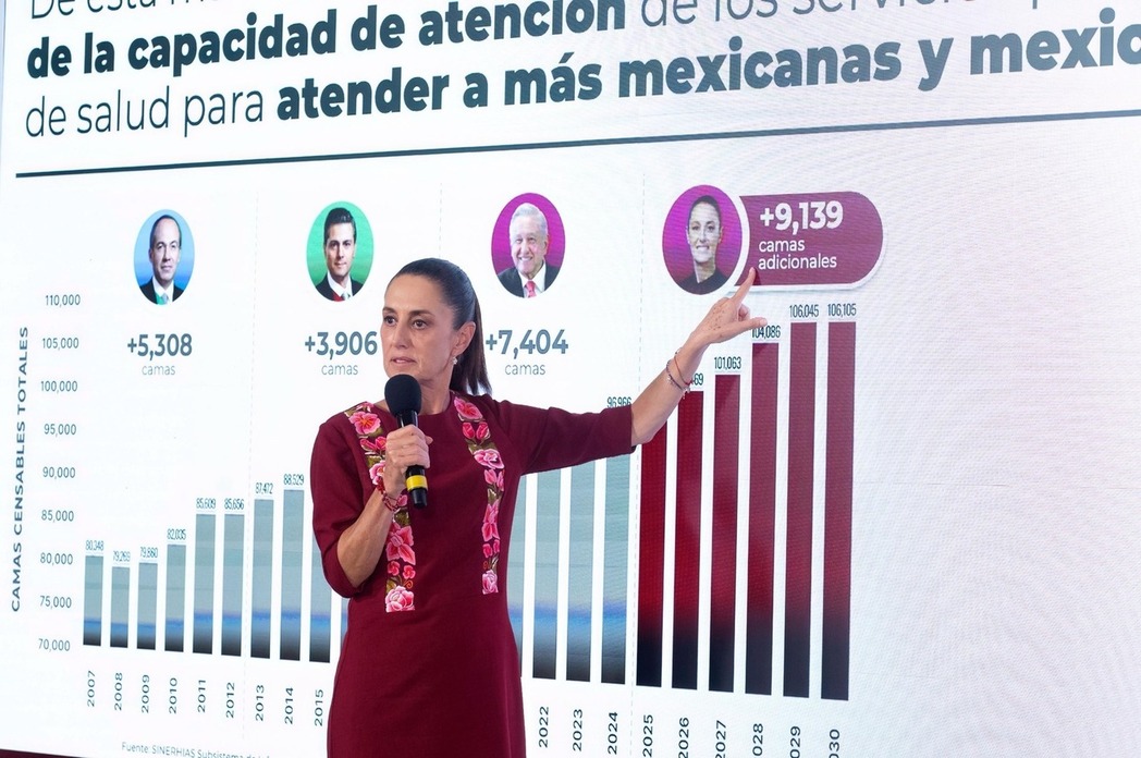 Sexenio de la Presidenta Sheinbaum sumará 50 nuevos hospitales y 9 mil 139 camas hospitalarias
